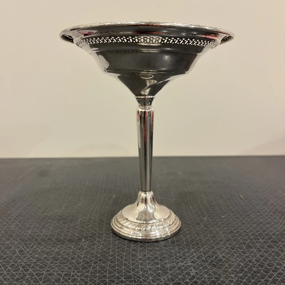 Antique Vtg Hamilton Sterling Silver Compote Candy Dish 6.75